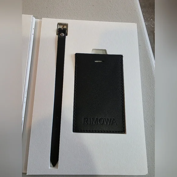 Rimowa Black Luggage Tag Set - Picture 2 of 4